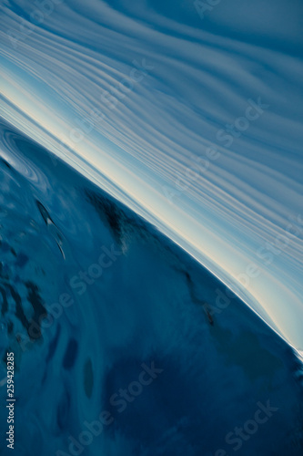 blue water abstract