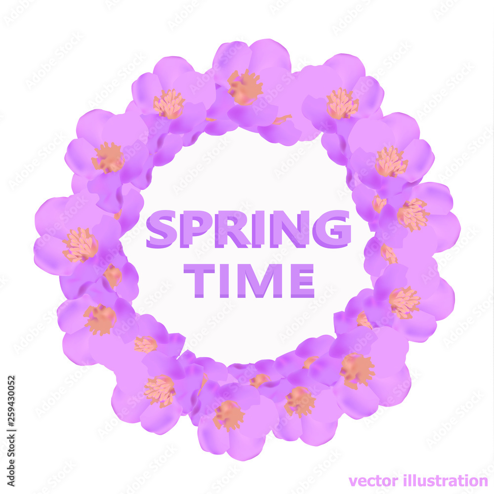 Bright spring flowers. Spring time background with beautiful colorful flowers. Vector illustration. Bright spring flowers. Spring time background with beautiful colorful flowers. Vector illustration.