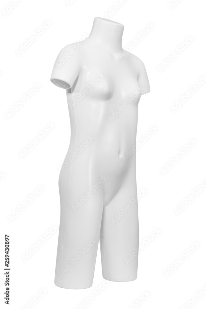 Gloss color mannequin isolated Gloss color mannequin isolated