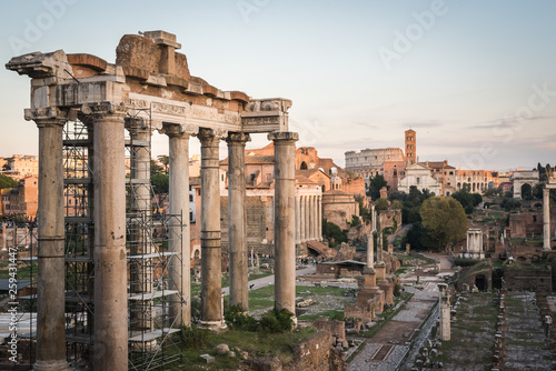 Ruin of the antique Rome - Rome, Italy