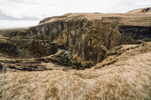 Fjaðrárgljúfur canyon in Iceland