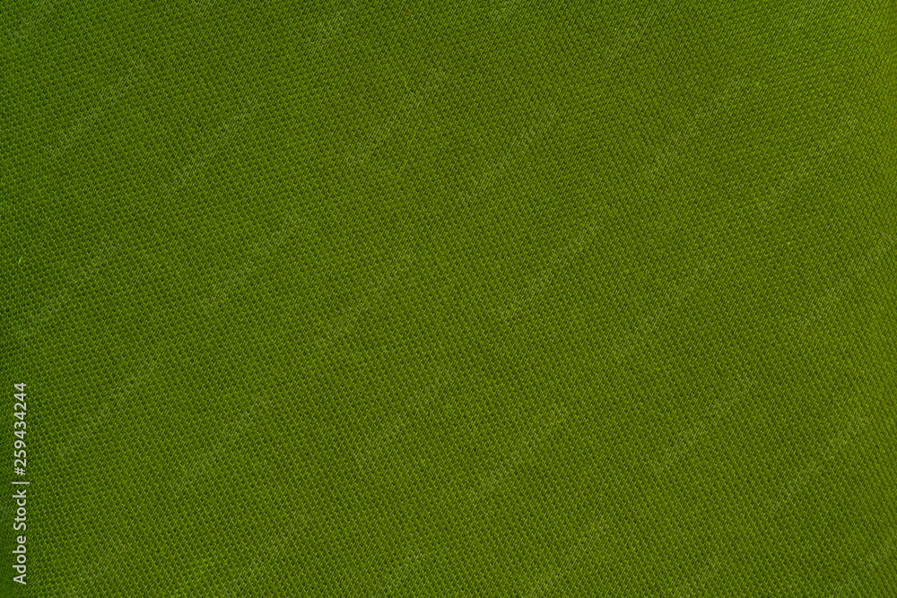 Fototapeta premium Green porous texture of fabric material background