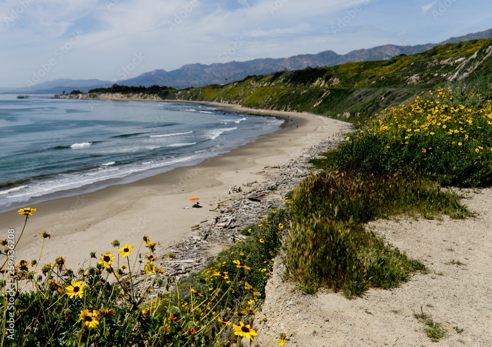 Bates Beach Park in Carpenteria, California