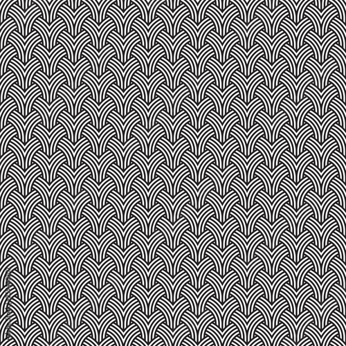Art Deco seamless geometric pattern background texture