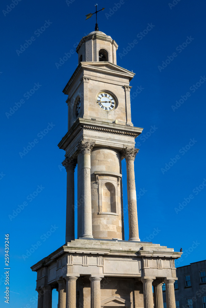 Clock Tower at Herne Bay in Kent