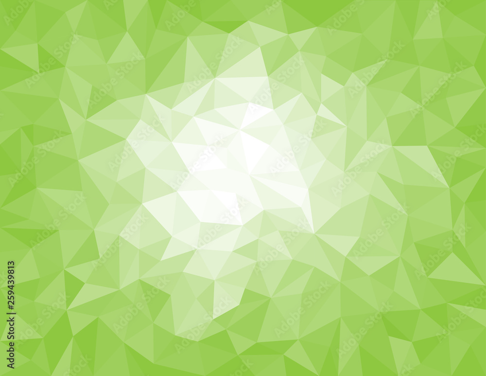 Obraz premium Low Poly Color Background - Simple Green