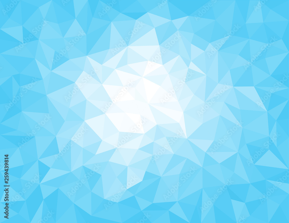Low Poly Color Background - Simple Blue Low Poly Color Background - Simple Blue