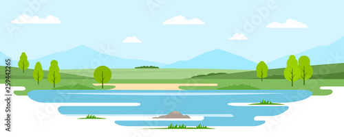 Rural summer landscape