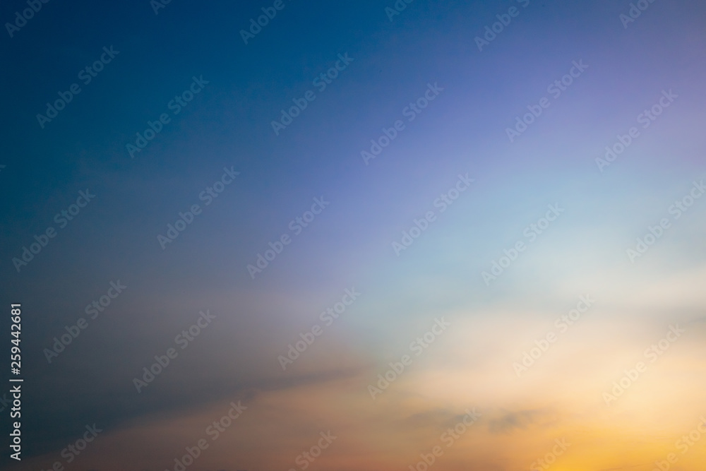 Fototapeta premium beautiful sky and clouds and colors in venezuela
