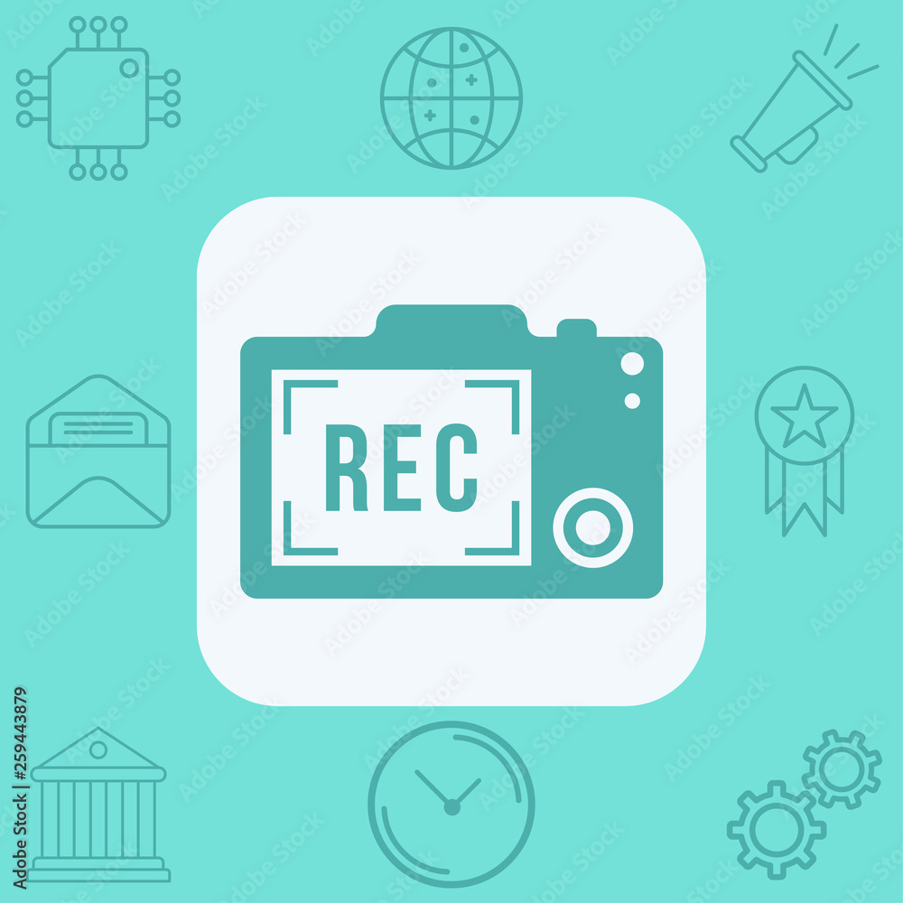 Camera vector icon sign symbol Camera vector icon sign symbol