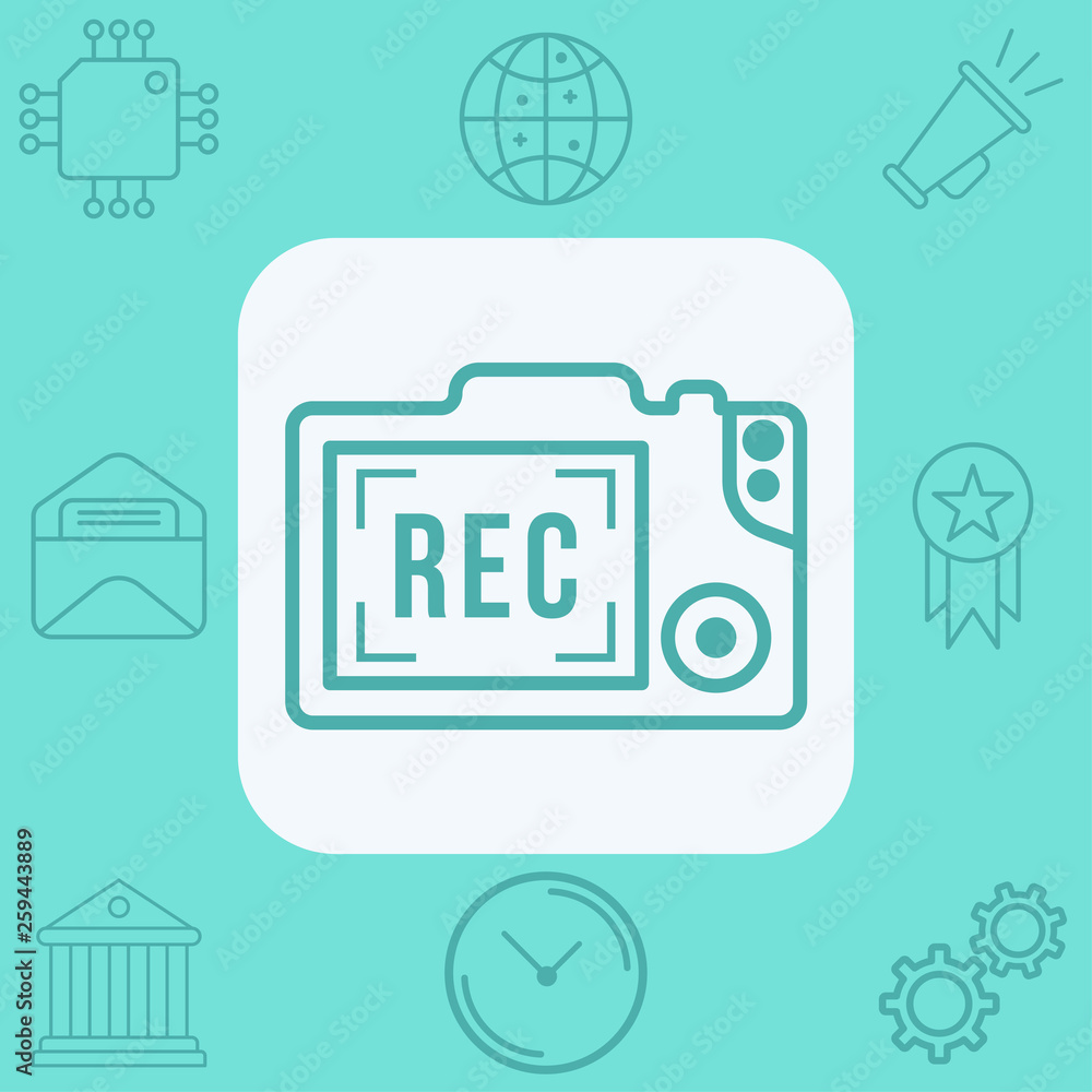 Camera vector icon sign symbol Camera vector icon sign symbol
