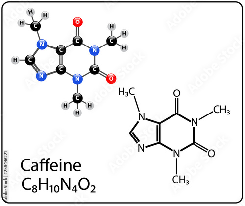 Caffeine Molecule Structure