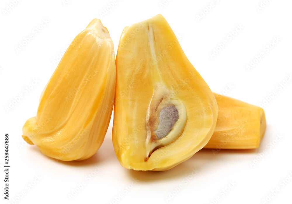 jackfruit isolated on white background jackfruit isolated on white background