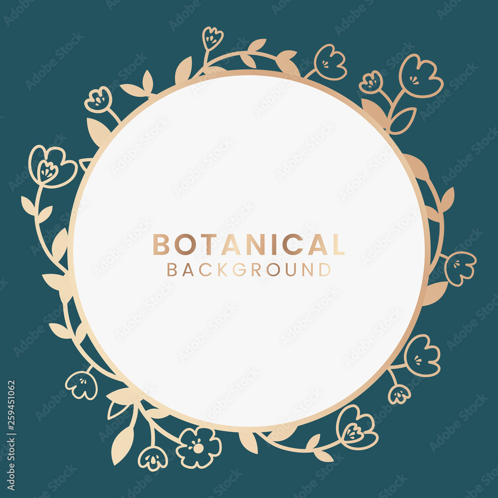 Botanical floral illustration