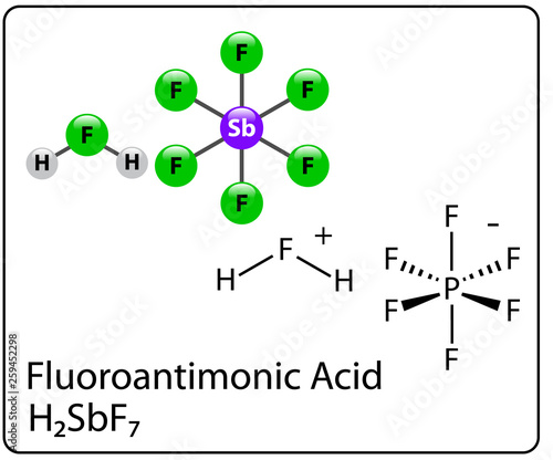 Fluoroantimonic Acid Molecule Structure