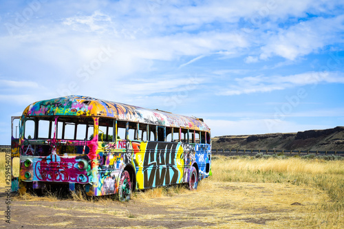 Graffiti bus