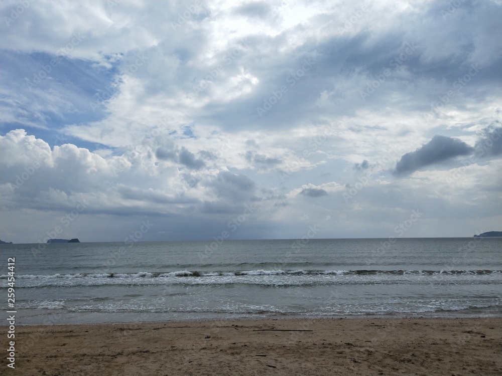 sea and cloudy sky sea and cloudy sky