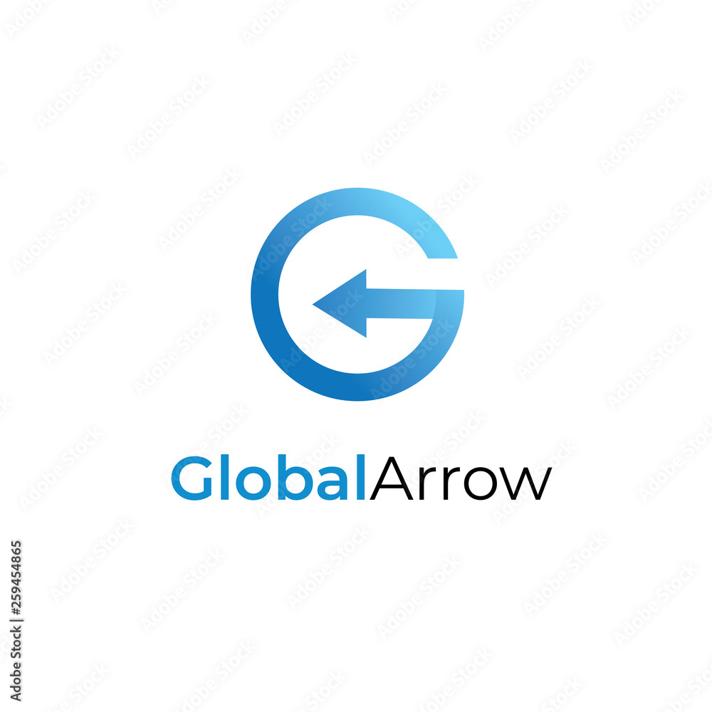 Letter G Arrow Logo Template Letter G Arrow Logo Template