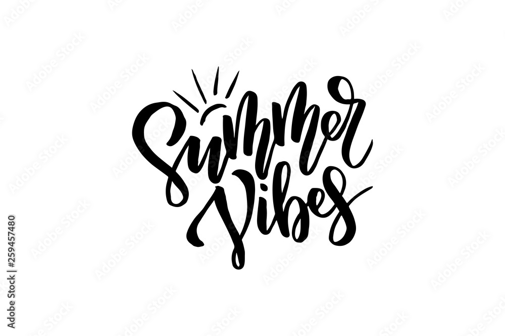 Obraz premium Summer lettering