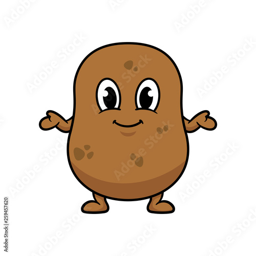 Cartoon Potato Character