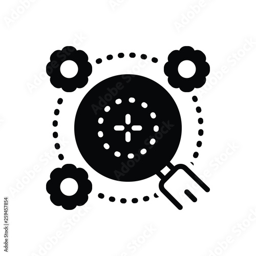 Black solid icon for generalities