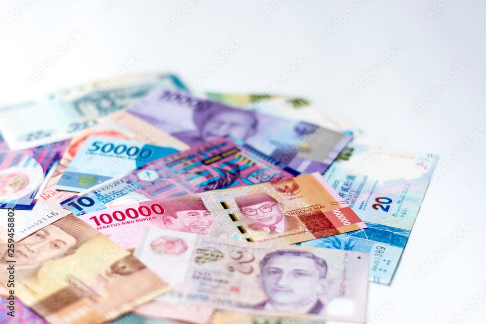 Asia money background