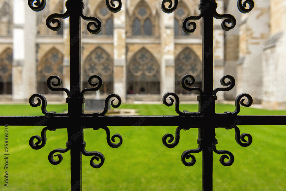 Inner courtyard of the Westminster Abbey Inner courtyard of the Westminster Abbey