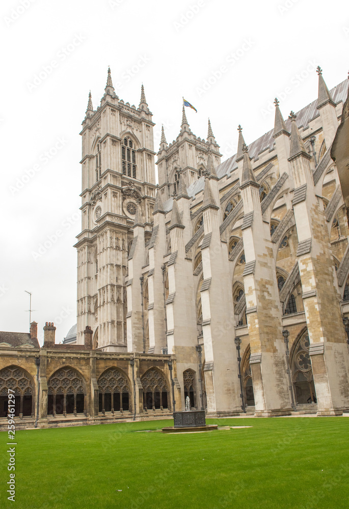 Inner courtyard of the Westminster Abbey