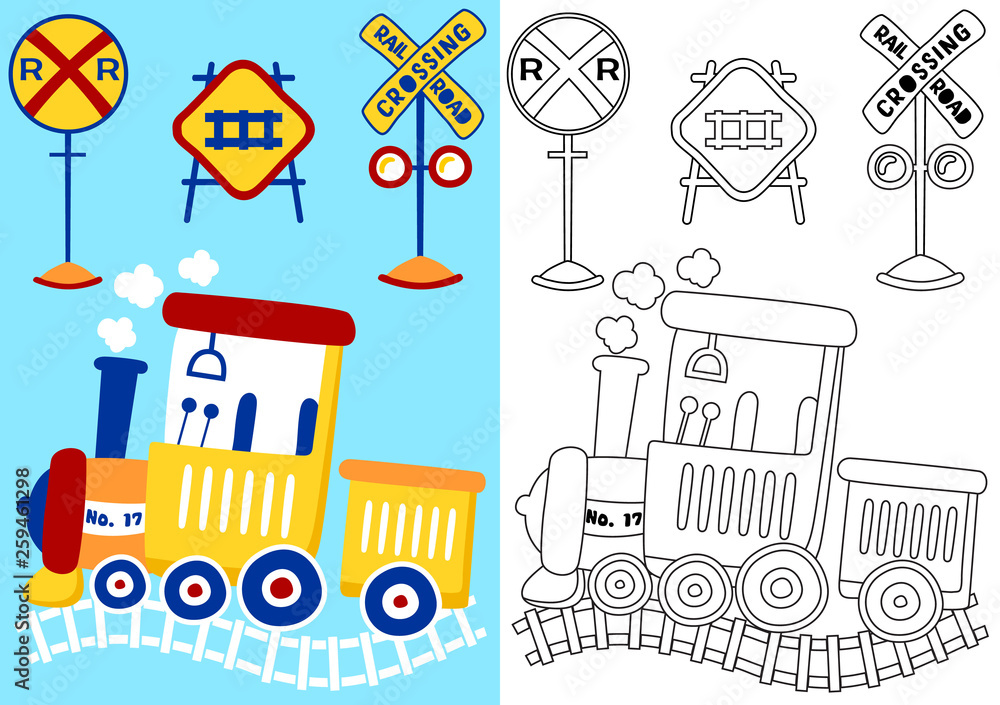 Train Caboose Coloring Pages Printable