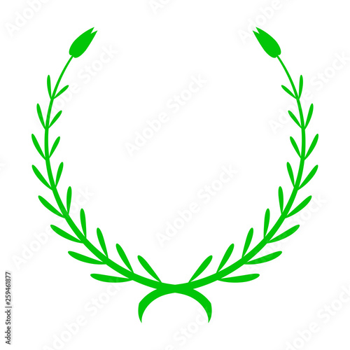 Laurel wreath, Art Brush, Leave model 5