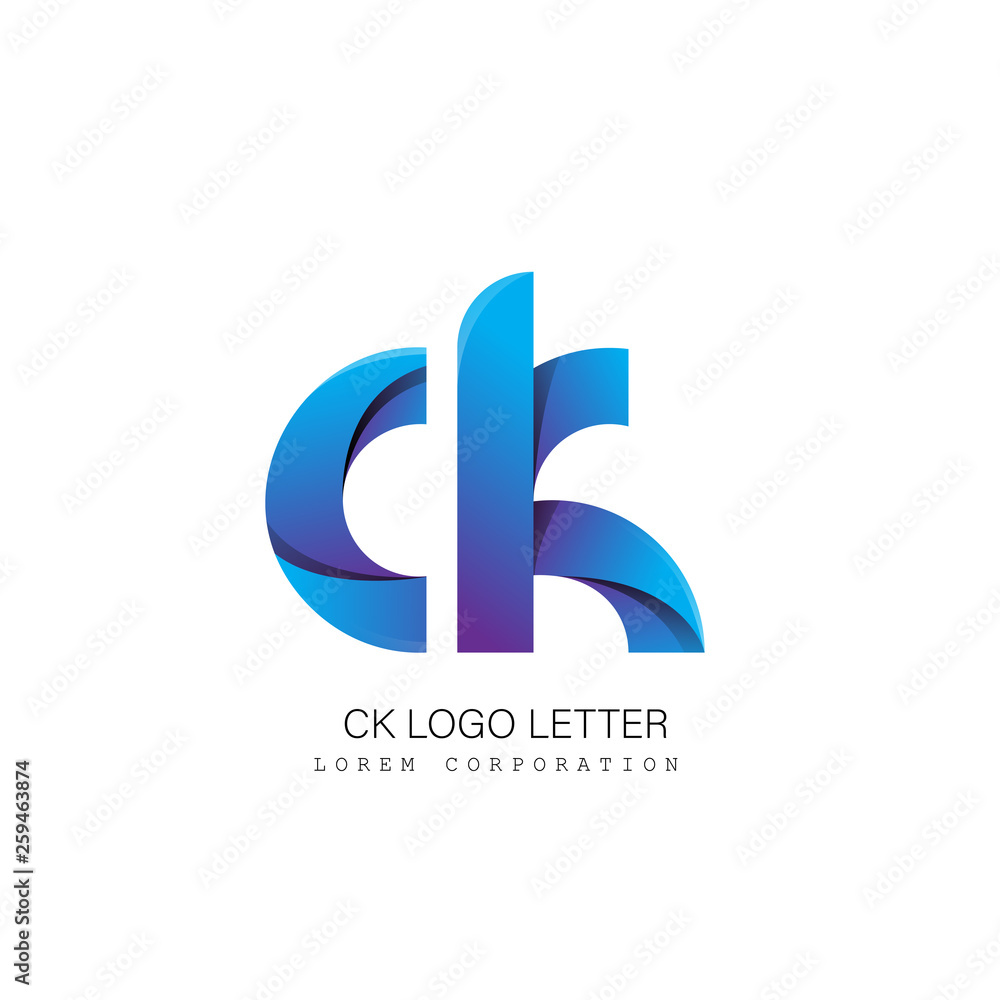ck c k circle lowercase design of alphabet letter combination with infinity suitable as a logo for a company or business - Vector ck c k circle lowercase design of alphabet letter combination with infinity suitable as a logo for a company or business - Vector