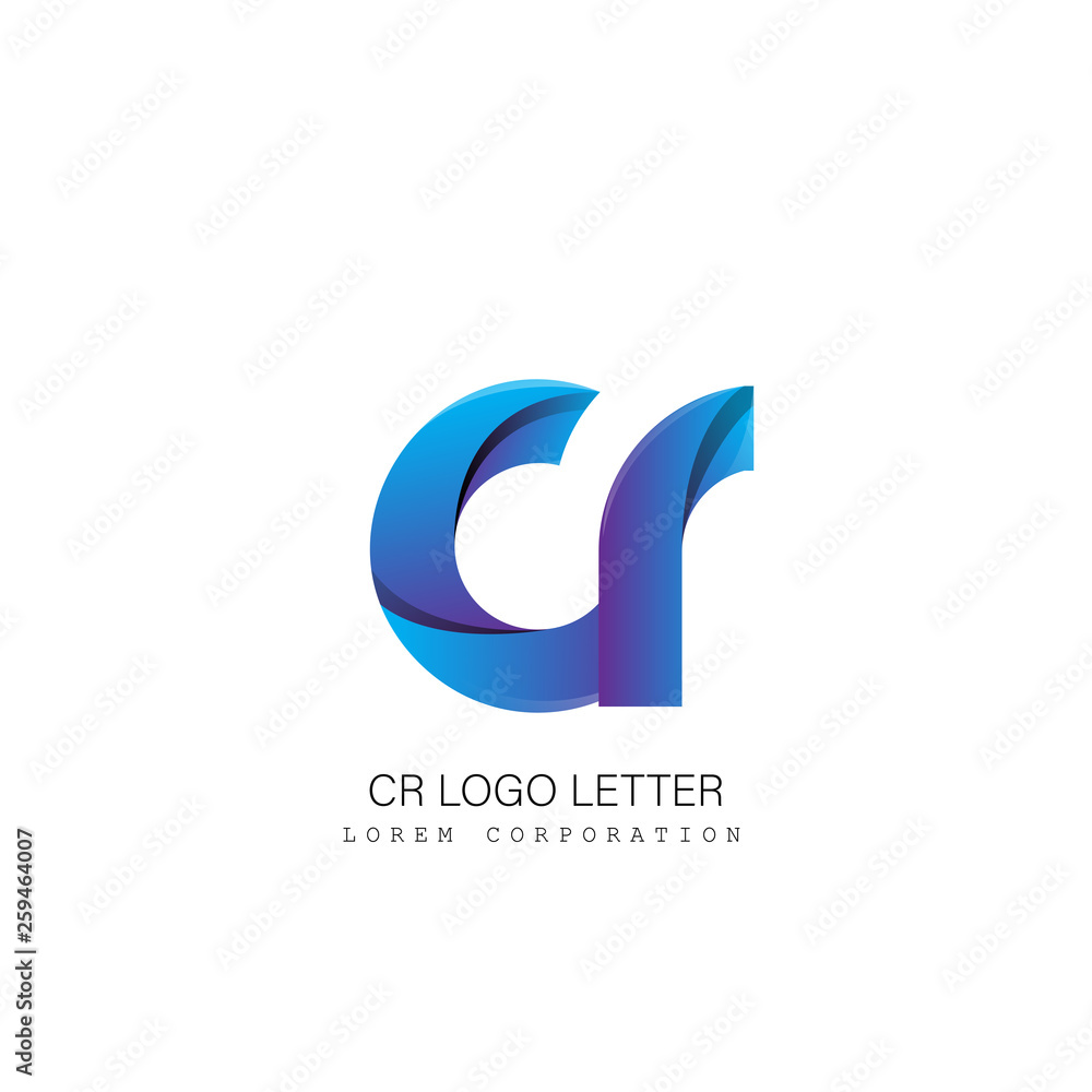 cr c r circle lowercase design of alphabet letter combination with infinity suitable as a logo for a company or business - Vector cr c r circle lowercase design of alphabet letter combination with infinity suitable as a logo for a company or business - Vector