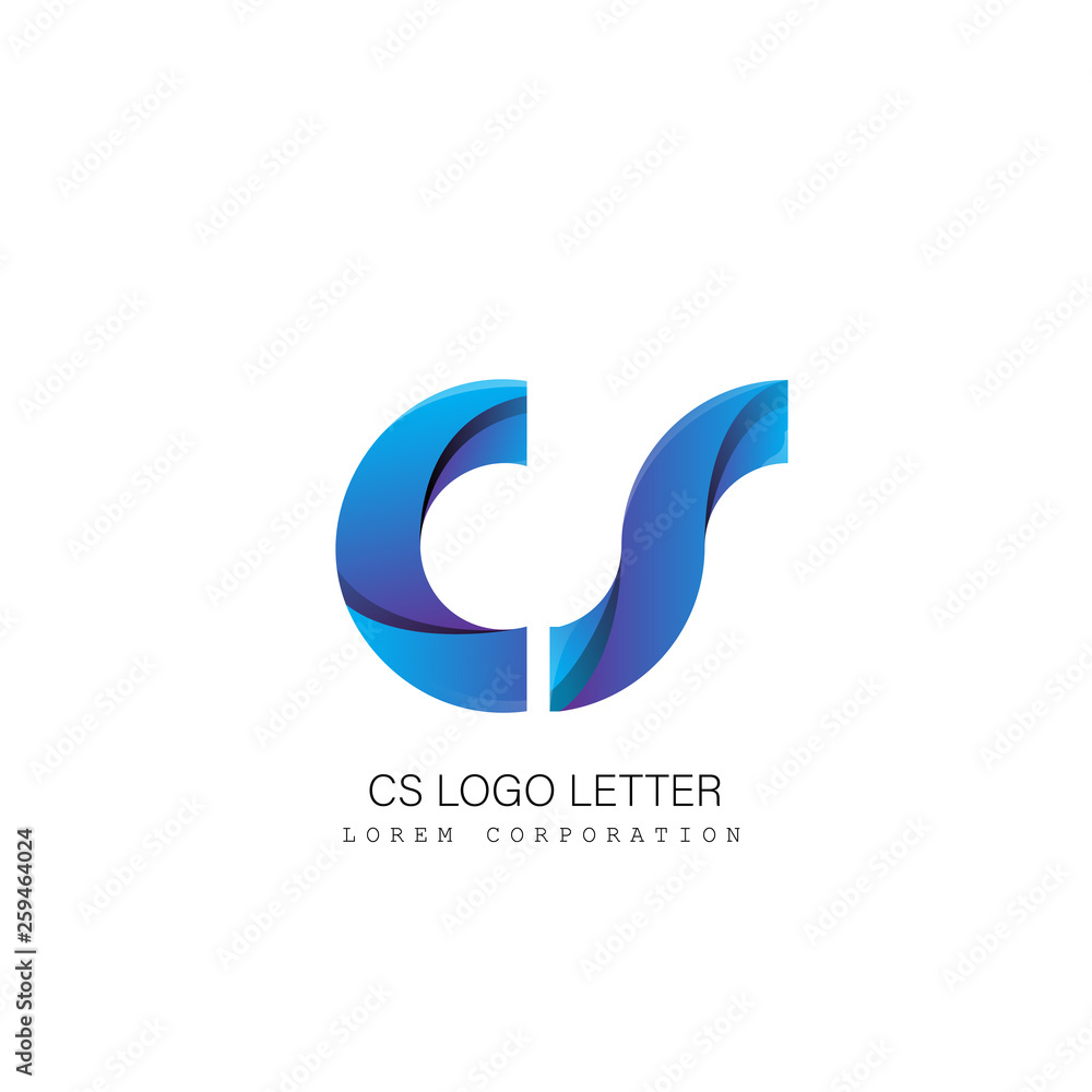 cs c s circle lowercase design of alphabet letter combination with infinity suitable as a logo for a company or business - Vector cs c s circle lowercase design of alphabet letter combination with infinity suitable as a logo for a company or business - Vector