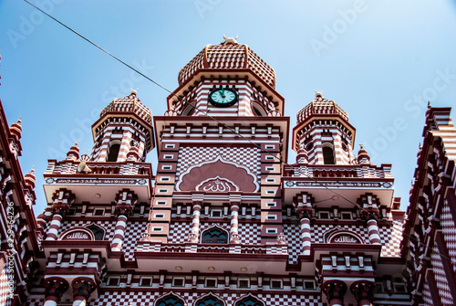 Red Mosque in Colombo in Sri Lanka photo