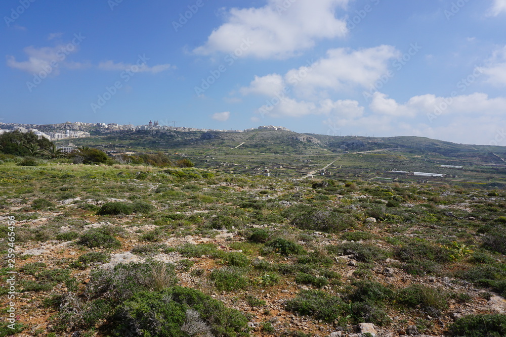 view of mountains in Malta