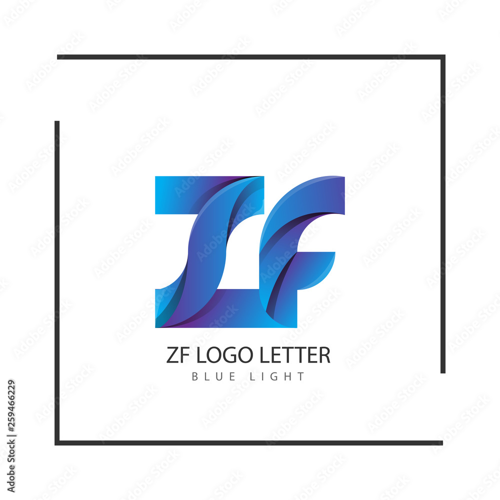 zf z f circle lowercase design of alphabet letter combination with infinity suitable as a logo for a company or business - Vector zf z f circle lowercase design of alphabet letter combination with infinity suitable as a logo for a company or business - Vector