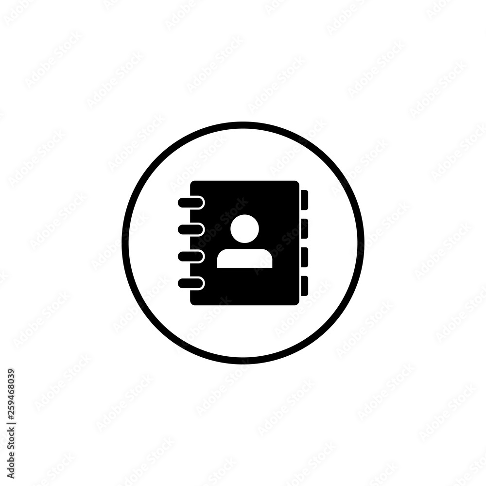 Address book symbol icon vector illustration. address phone book icon Address book symbol icon vector illustration. address phone book icon