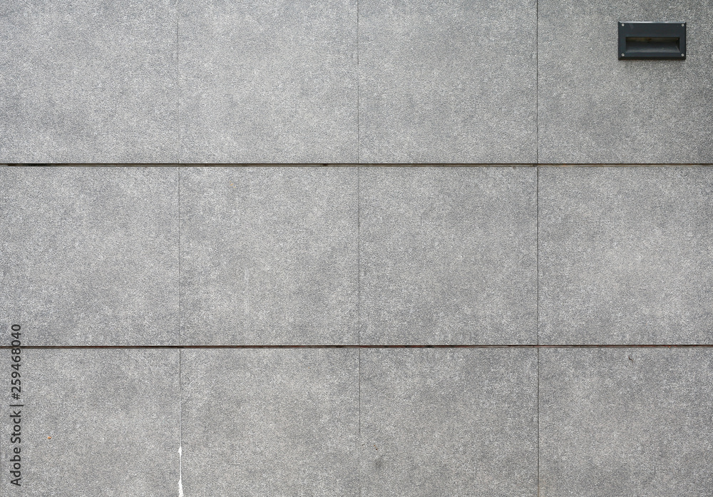 Fototapeta premium Gray tile wall background