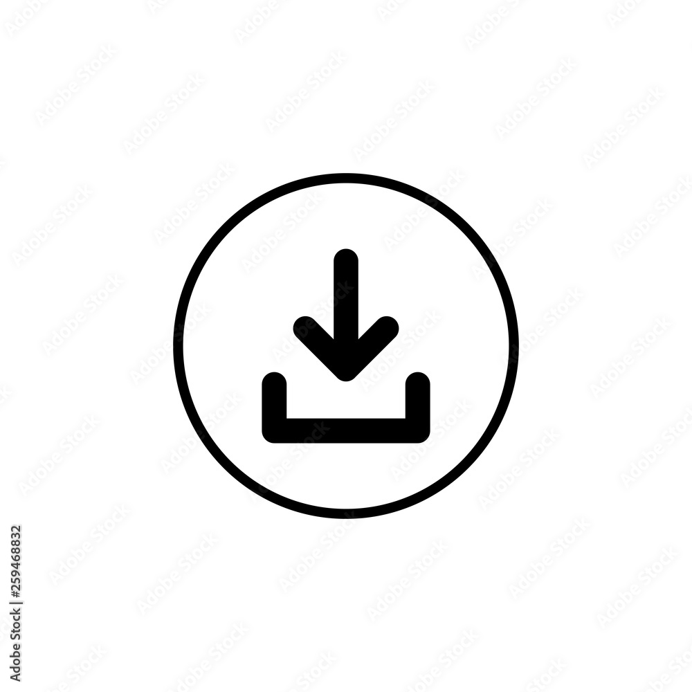 Download icon vector. Downloading vector icon Download icon vector. Downloading vector icon