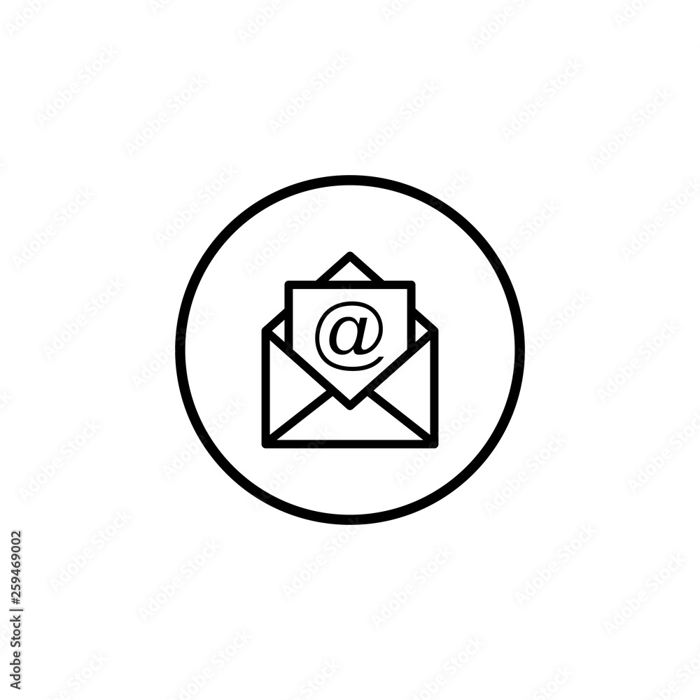 Mail icon vector. E-mail icon. Envelope illustration. Message Mail icon vector. E-mail icon. Envelope illustration. Message