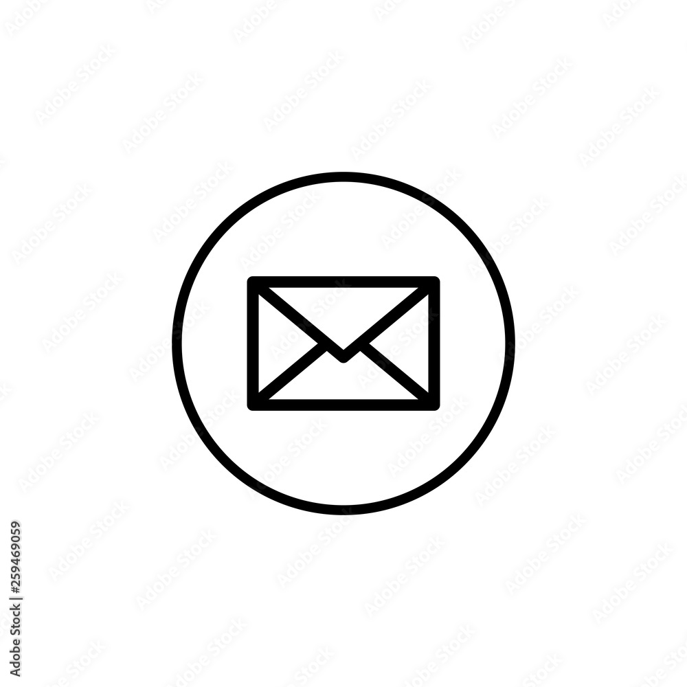 Mail icon vector. E-mail icon. Envelope illustration. Message Mail icon vector. E-mail icon. Envelope illustration. Message