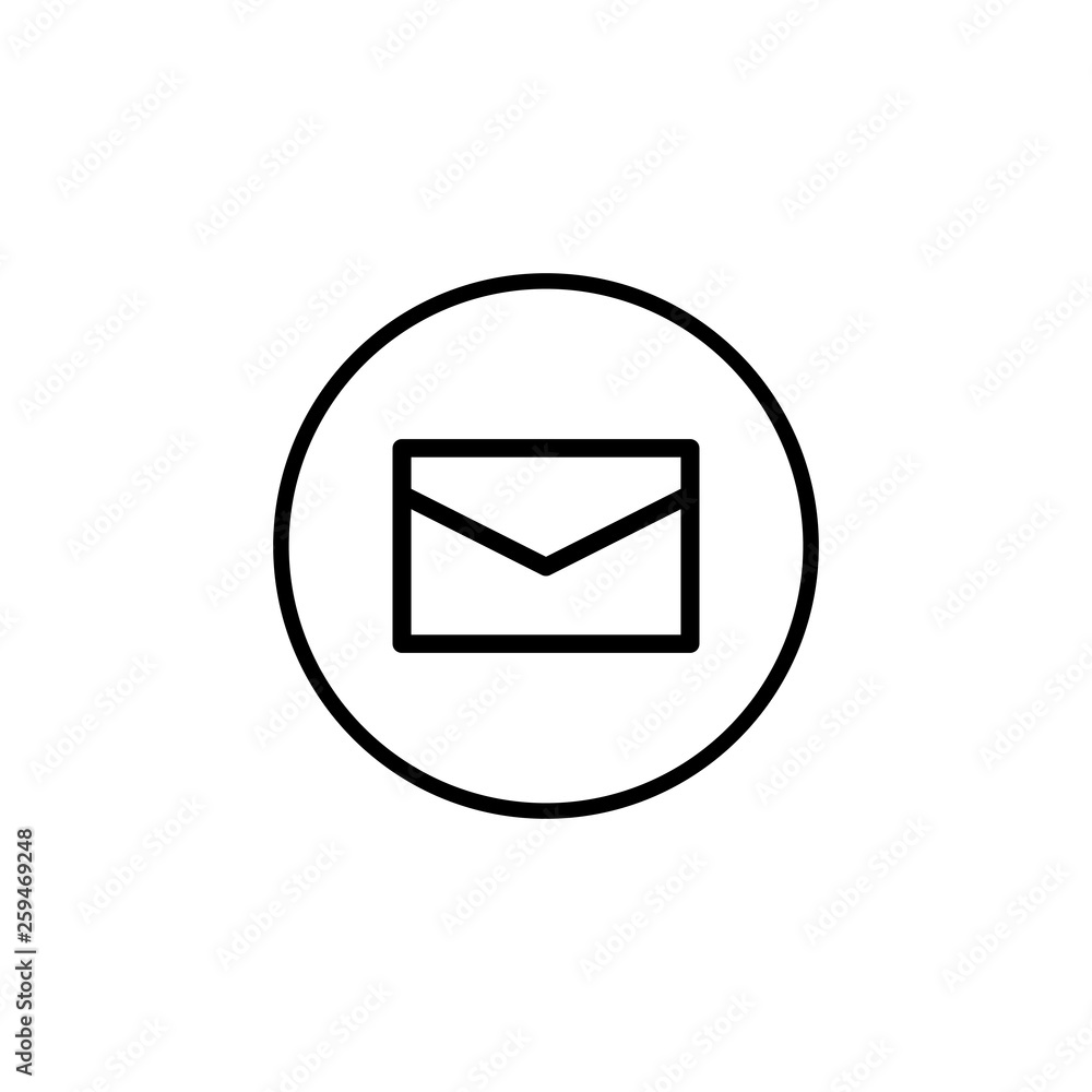 Mail icon vector. E-mail icon. Envelope illustration. Message Mail icon vector. E-mail icon. Envelope illustration. Message
