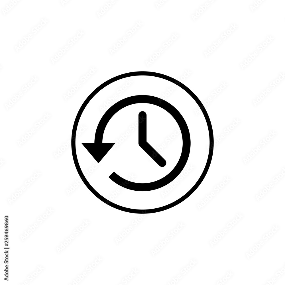 History icon vector. History line icon History icon vector. History line icon