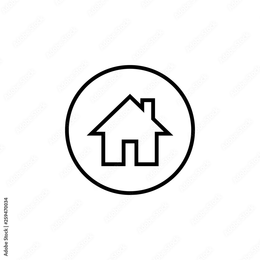 Home icon vector. House vector icon Home icon vector. House vector icon
