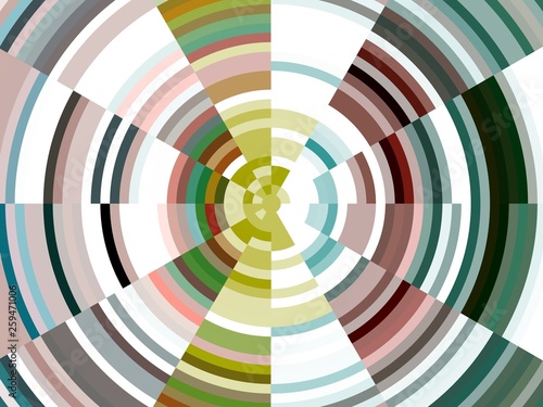 Circular colorful hypnotic abstract background