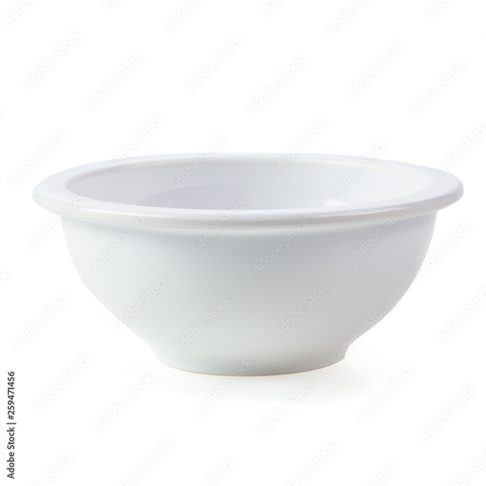 White Ceramic Bowl isolated on white background White Ceramic Bowl isolated on white background