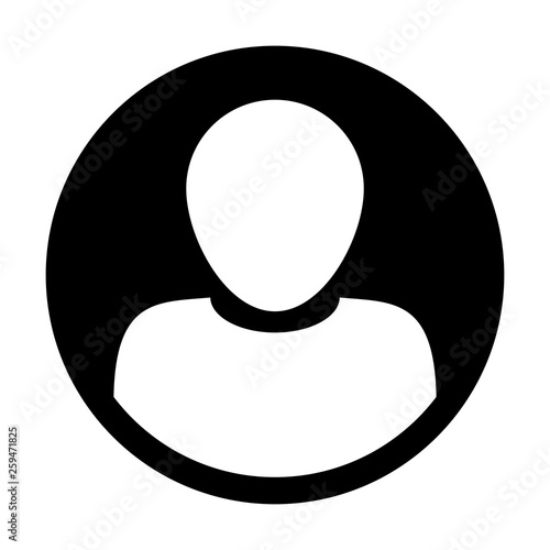 User Icon Vector Male Person Symbol Profile Circle Avatar Sign in Flat Color Glyph Pictogram illustration