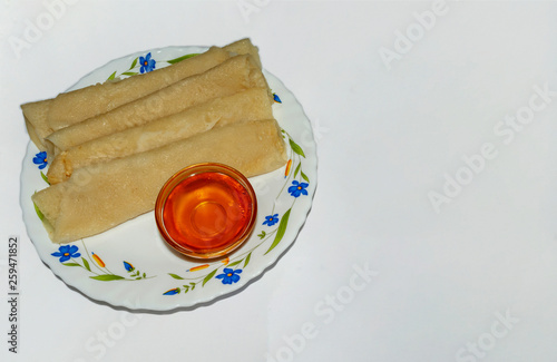 Bengali cuisine - Patishapta Pitha. photo