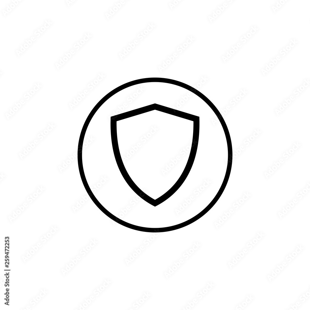 Shield icon vector. Protection icon vector. Security vector icon Shield icon vector. Protection icon vector. Security vector icon