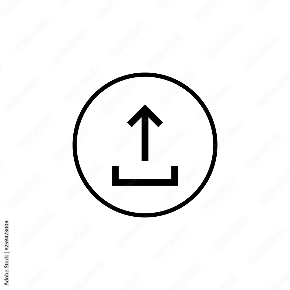 Upload icon vector. Upload sign icon. Upload button. Load symbol. Upload icon vector. Upload sign icon. Upload button. Load symbol.
